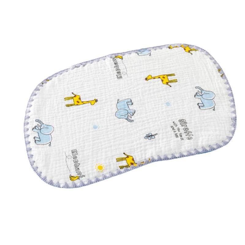 婴儿云片枕新生儿透气吸汗宝宝枕头防吐奶枕片用品纯棉纱布小枕巾