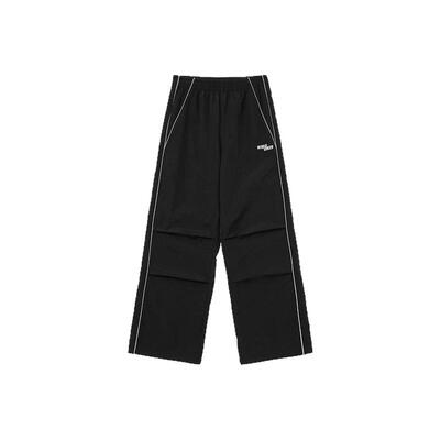 WHOOSIS（不知其名）刺绣拼接运动长裤春季套装裤子宽松休闲男女