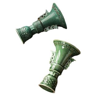 德化陶瓷青瓷茶杯仿古可饮用主人杯功夫茶具品茗杯喝茶杯防烫茶碗