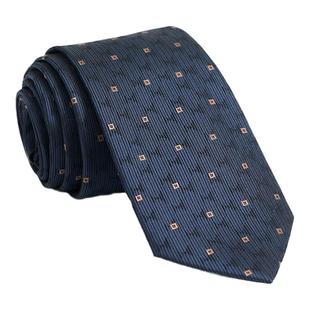 诺斯马丁真丝领带男士商务高档正装桑蚕丝结婚新郎英伦风礼盒装