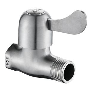 全铜直通角阀开关4分直阀304不锈钢外丝水龙头阀门内外丝家用