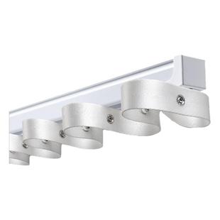 蛇形帘窗帘轨道布带水波浪窗帘杆直弯滑轨导轨铝合金轨飘定制窗帘