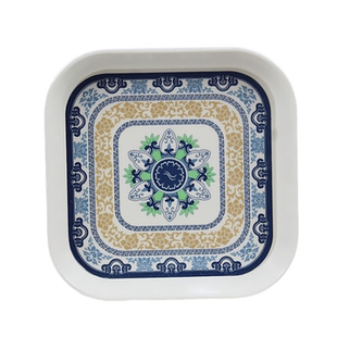 家用餐饭桌吐骨头碟鱼刺残渣垃圾盘塑料水果零食点心干果盘小碟子