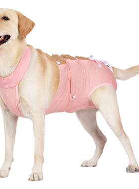 狗狗术后服简易绑带款断奶康复服