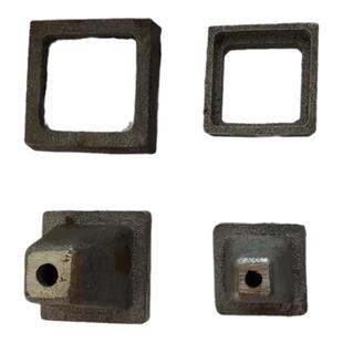 4050铸钢方锥尖工位器具汽车工装架堆垛脚碗堆码件成套货架底座