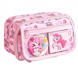 小马宝莉笔袋女小学生女童高颜值大容量文具盒儿童礼物女孩款铅笔盒女生2026新款超火男孩多功能创意文具笔袋
