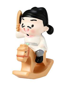 洛阳文创纪念品诗仙李白盲盒摆件西安特产伴手礼中国特色老外礼物
