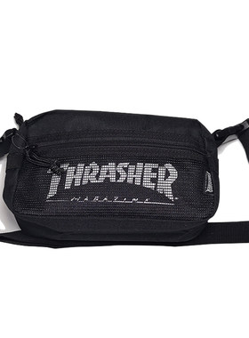 thrasher潮社日版火焰休闲单肩包