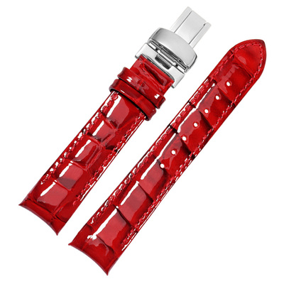 适配美度贝伦赛丽M007真皮表带女