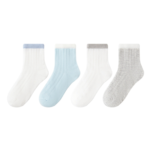 小龙人无骨男童袜子儿童夏季薄款网眼男孩大童学生纯棉中筒袜夏天