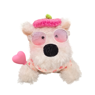 新车礼物西高地公仔车载摆件装饰