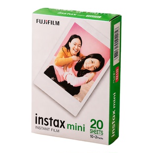 富士instax mini相纸 白边相纸mini11/12/8通用拍立得相纸10/20张