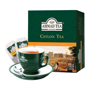 AHMAD TEA亚曼进口斯里兰卡锡兰伯爵红茶薄荷绿茶袋泡茶适调奶茶