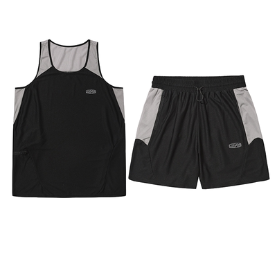 不惧主题可收纳背心短裤套装