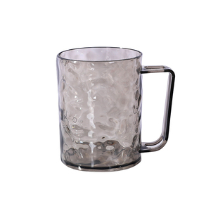 冰川纹水杯漱口杯塑料杯刷牙杯男女简约随手杯喝水家用四季加厚款