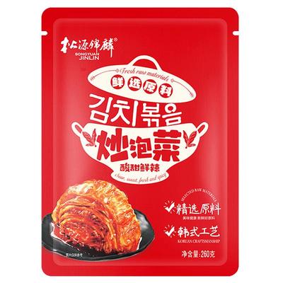 松源锦麟韩式炒泡菜开胃拌饭伴侣