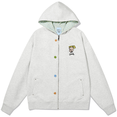 GUUKA&原田治联名连帽开衫卫衣