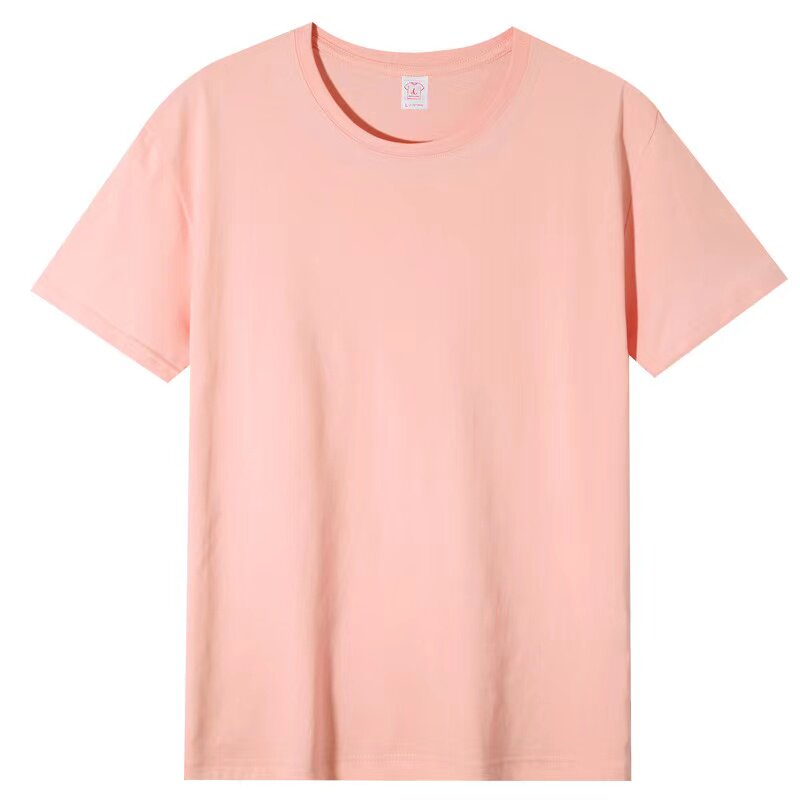 纯棉T恤定制印logo短袖t恤团体服工作服圆领毕业班服广告衫小学生