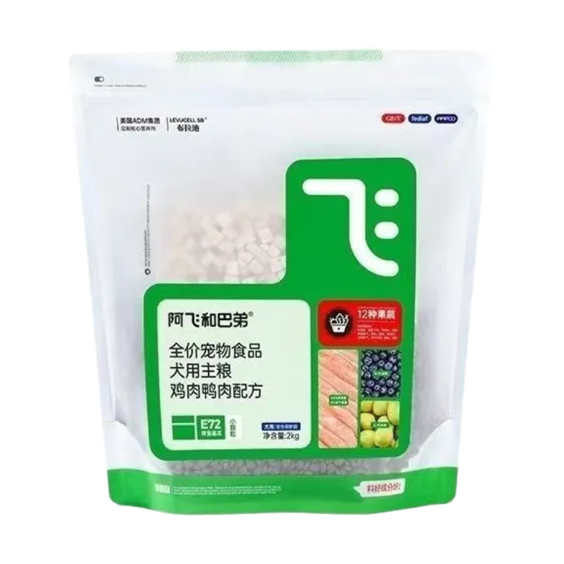 阿飞和巴弟e72冻干犬粮