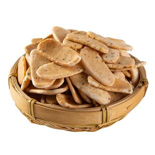 丰臣大叔手工黑芝麻盐炒年糕片胖香脆非油炸健康特产怀旧零食炒货