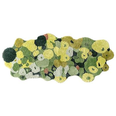进店享会员价！绿色苔藓地毯卧室