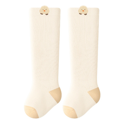 婴儿长筒袜秋冬加厚保暖新生儿宝宝过膝袜子包屁衣纯棉A类不勒腿