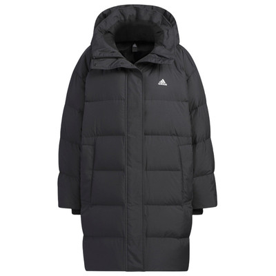 阿迪达斯女子防风保暖连帽羽绒服