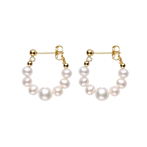 天然淡水珍珠耳环女纯银名媛气质耳钉2026年新款爆款简约百搭耳饰