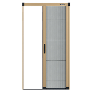 折叠纱门推拉式无轨纱门隐形防蚊沙门移门入户门推拉门铝合金纱门