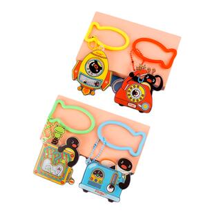 Pingu企鹅家族正版潮昇酷玩空间亚克力挂饰儿童潮玩潮流网红玩具