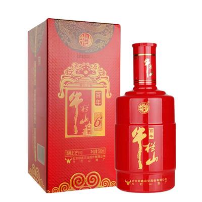 牛栏山 北京二锅头 百年红(6) 35度浓香型白酒 500ml*1瓶单瓶装