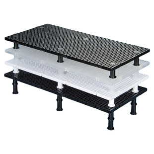 鱼缸底板垫板龟缸沙防跳隔离板网格板造景溪流隔板底滤盖板可裁剪