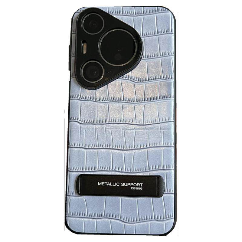 皮壳壳 适用于华为pura70pro+手机壳个性新款鳄鱼纹p80ultra保护套超薄磨砂p60镜头全包外壳art防摔折叠
