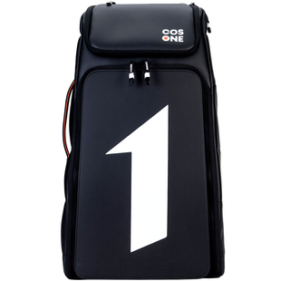 COSONE双板单板滑雪包双肩背包鞋包经典黑皮革多功能大容量防水包