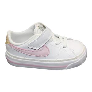 Nike/耐克 儿童Court Legacy经典魔术贴板鞋小白鞋DA5382-102