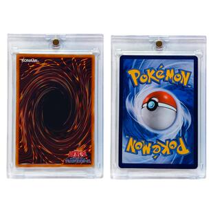 宝可梦游戏王卡砖PTCG硬卡套磁吸牌盒球星卡万智牌符文战场保护壳