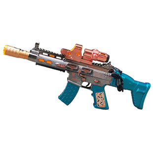 儿童电动玩具枪男孩仿真冲锋枪声光音乐加水冒烟喷雾宝宝网红同款