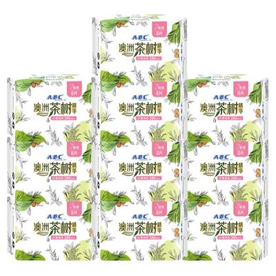 abc卫生巾茶树夜用280mm10包80片