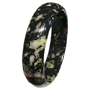 天然梅花玉手镯正宗原矿老料59-18-7