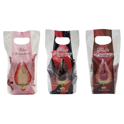 QUA浸透巧克力整颗冻干草莓黑巧