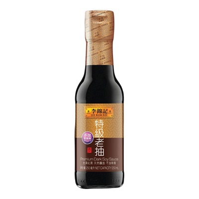 李锦记 特级老抽250mlx2瓶豉油酱油头抽色泽沉厚红润红烧炖肉焖肉