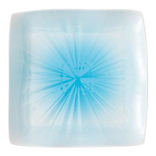 西餐牛排盘简约白色正方形陶瓷盘子创意家用菜盘平盘酒店餐厅餐具