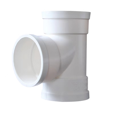 PVC排水三通等径异径三通50-400