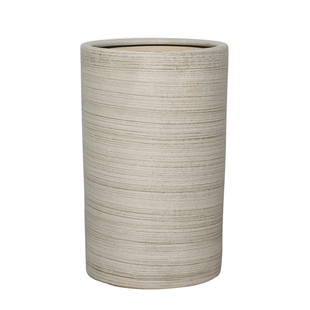 高筒陶瓷仿真绿植花盆特大号中阳台高脚高深超大粗陶透气北欧简约