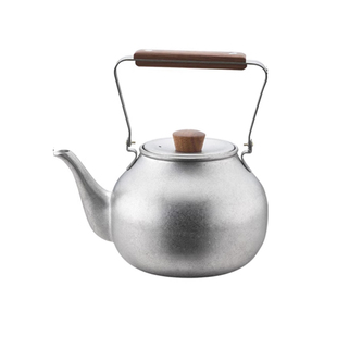 日本进口宫崎制作所不锈钢复古磨砂冲泡茶壶急须茶壶带滤网茶具