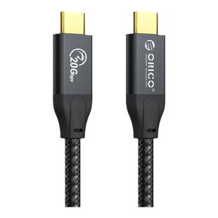 ORICO/奥睿科双typec数据线全功能100W快充4k投屏20gbps公对公usb3.2Gen2连扩展坞移动硬盘0.5/1/2/3米