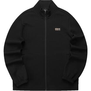 鸿星尔克外套女春季女士修身立领针织夹克运动服开衫卫衣女装上衣