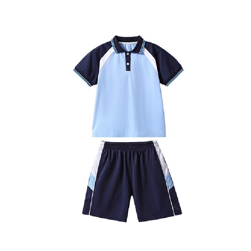 锦州统一校服夏季蓝色三四件套