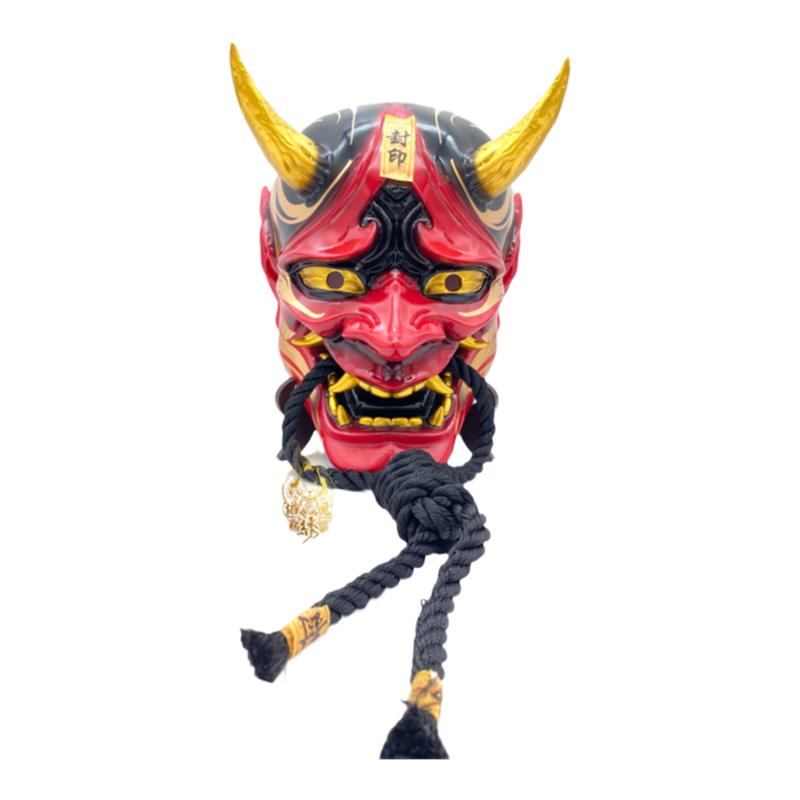 般若面具动漫cosplay手工摆件表演道具可佩戴树脂抖音同款