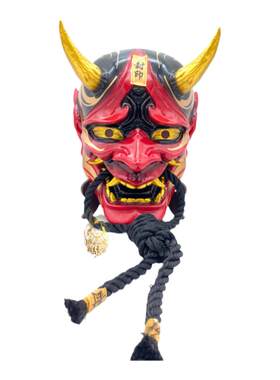 般若面具动漫cosplay手工摆件表演道具可佩戴树脂抖音同款